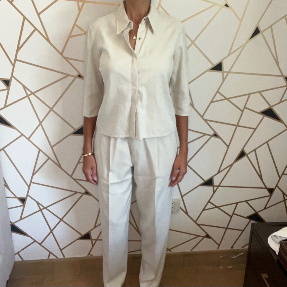 Banana republic top and pant set.